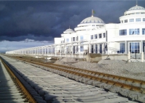 Turkmen part of north-south international railway completed