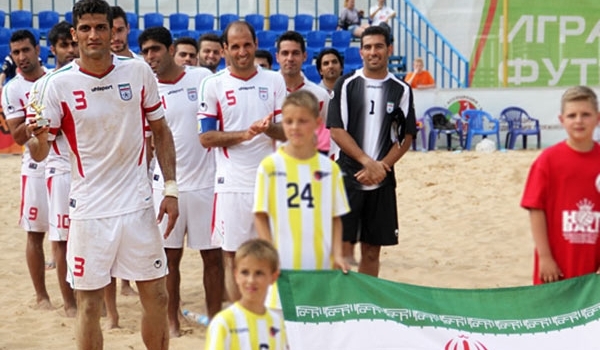 Iranian beach footballers win title of Belarus tournament