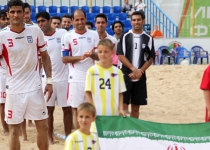 Iranian beach footballers win title of Belarus tournament