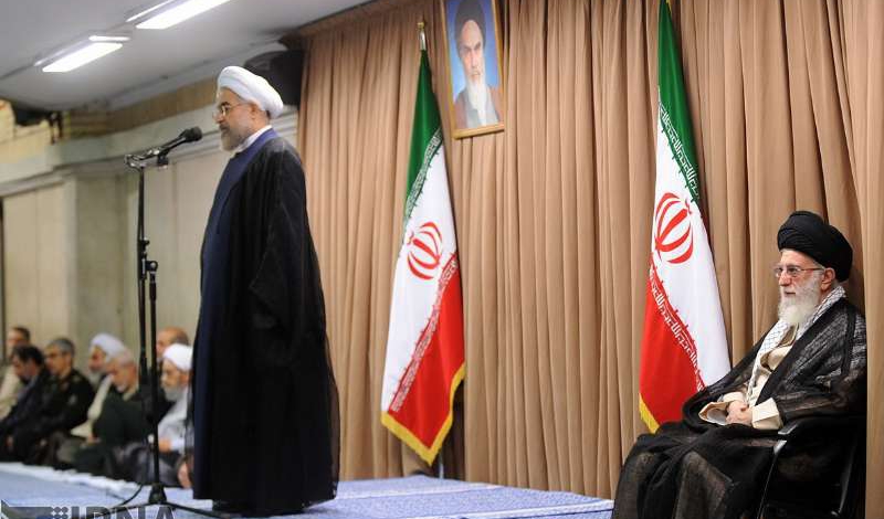 Rohani team gets show of support from Supreme Leader