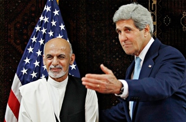 Kerry in Kabul to meddle in election row