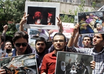 Students stage protest rally in front of Egyptian, Turkish, Pakistani missions in Tehran