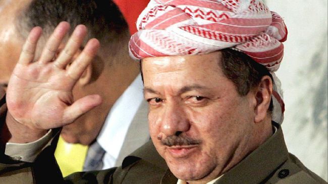 Kurdistan leader thanks Iran for backing Iraqi Kurds
