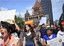 Boston marchers protest killing of Ferguson teen 