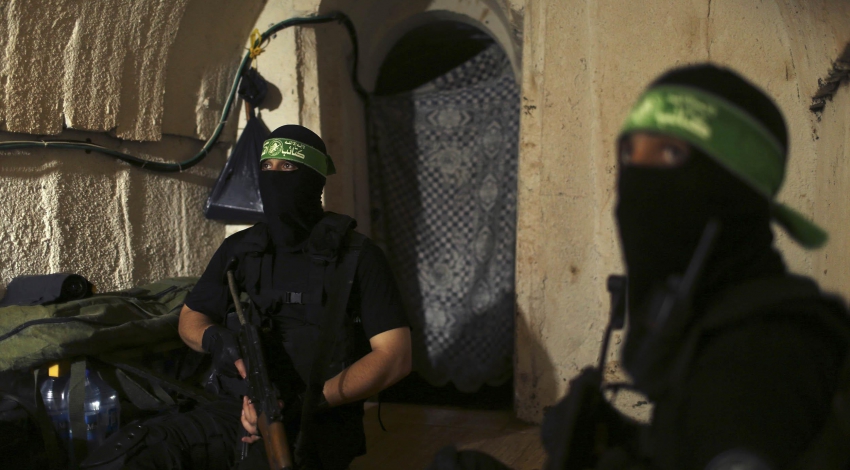 Photos: Hamas offers glimpse inside tunnels under Israel