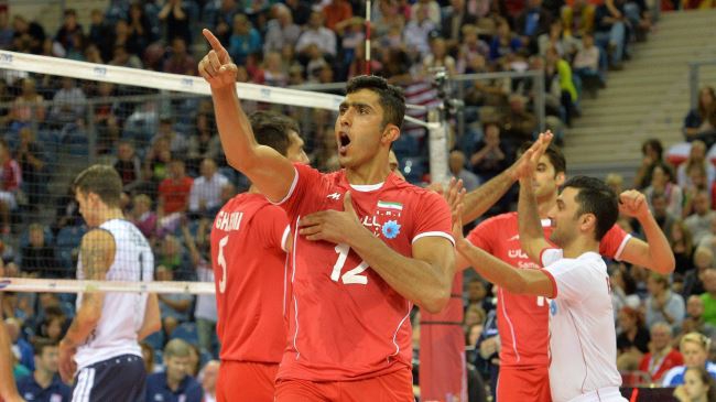 Iran defeats USA in FIVB Mens World Championship