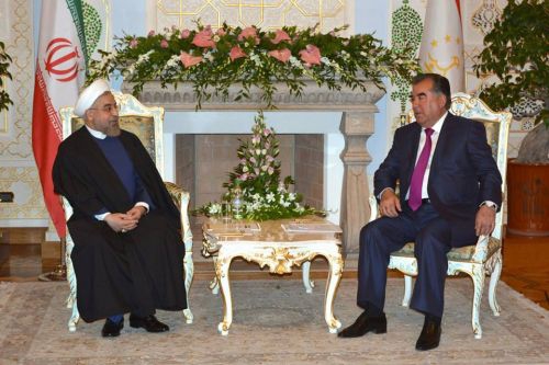 Rouhani urges promotion of Iran-Tajikistan trade ties
