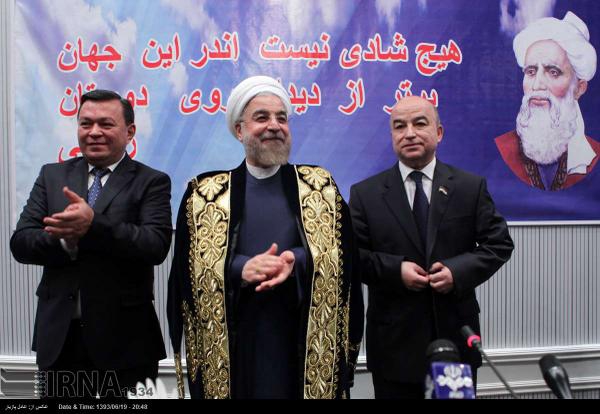 Tajik Academy of Sciences accepts President Rouhani as honorary member
