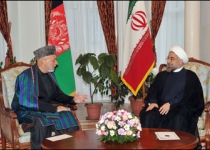 President Rouhani confers with Afghan counterpart