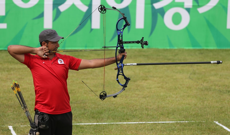 Iranian compound archer wins gold medal in Asian Games