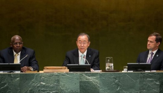 "Climate change is the defining issue of our age" says the UN Secretary-General