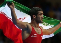 Iran freestyle wrestler wins gold medal in Asiad