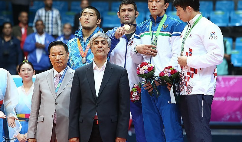 Iran freestyle wrestlers rank first in Asian Games 2014