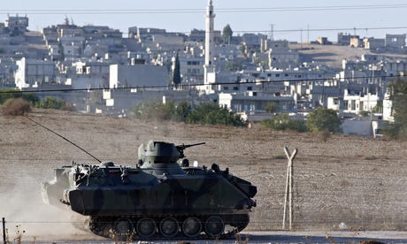 Kobani: anger grows as Turkey stops Kurds from aiding militias in Syria