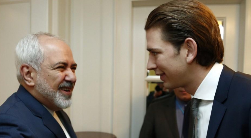 Iran FM confers with Austrian counterpart