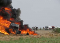 Iraqi fuel tanker explodes in southwest Iran