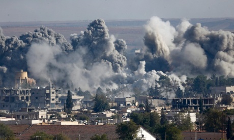 US-led air strikes against Isis in Syria 