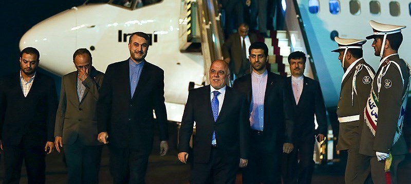 Haider al-Abadi arrives in Tehran for official visit