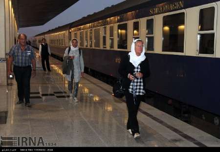 International tourist train arrives in Isfahan