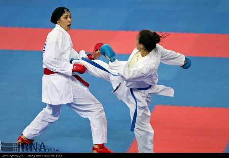 Hamideh Abbasali gains silver medal of World Karate Championship