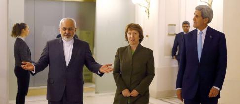 Zarif, Kerry, Ashton end tripartite talks in Muscat