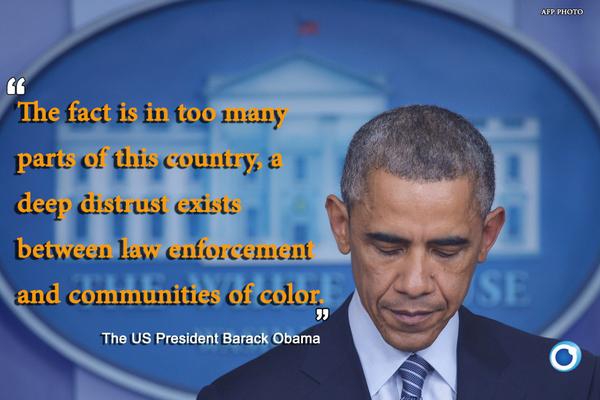 Obama admits racial discrimination in US amid Ferguson protests