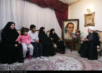 Photos: Rouhani visits family of martyred nuclear scientist  <img src="https://cdn.theiranproject.com/images/picture_icon.png" width="16" height="16" border="0" align="top">