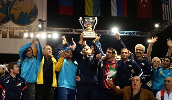 Iran wins title of first World Freestyle Wrestling Clubs Cup