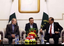 Pakistani president receives Iranian parliament speaker