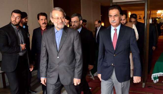 Larijani: Security of common borders with Pakistan very important for Iran