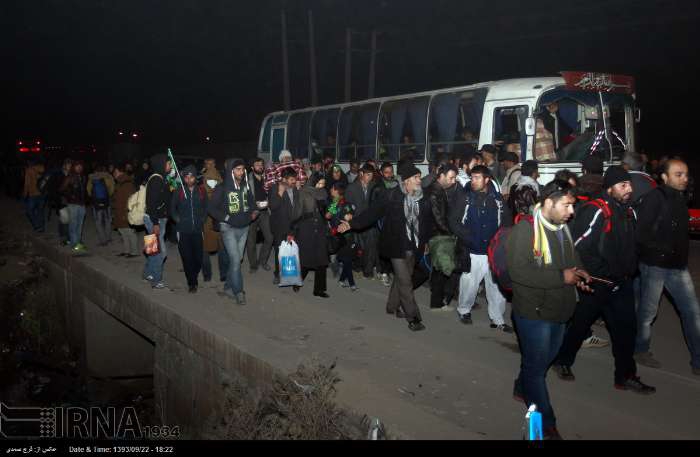Iranian pilgrims of Imam Hussain face problems on way back home