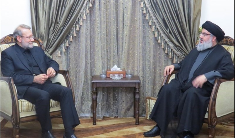 Larijani, Nasrallah discuss regional developments 