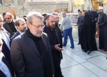 Larijani departs Baghdad for Karbala city