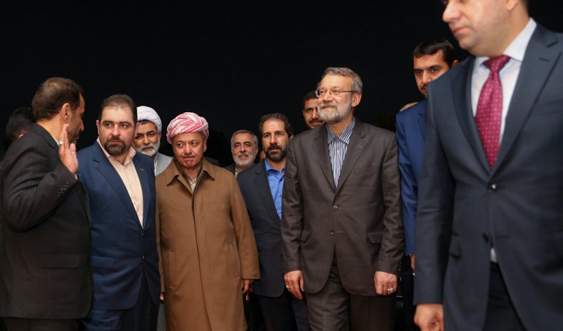 Larijani arrives in Erbil