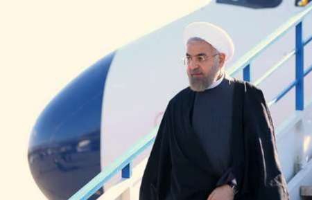 President Rouhani arrives in Chabahar