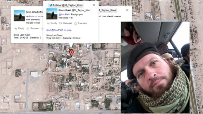 ISIL terrorist accidentally reveals location in Syria