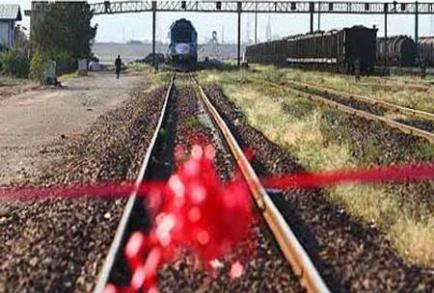 1st cargo to arrive through Inche Boroun railroad