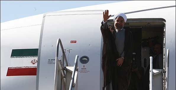 President Rouhani off to Bushehr