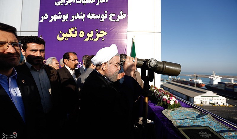 Rouhani opens Bushehr Port development project