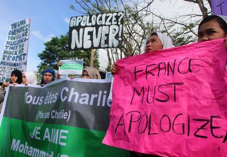 Muslims protest new Charlie Hebdo cartoons across globe 