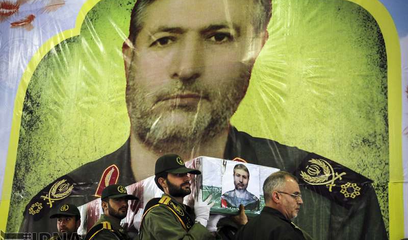 Iran holds funeral for IRGC commander killed in Israel