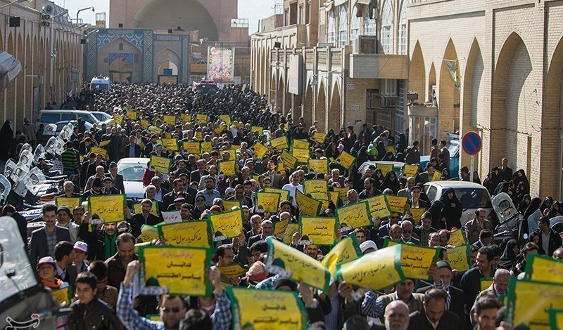 Iran cities in big protests over Charlie Hebdo