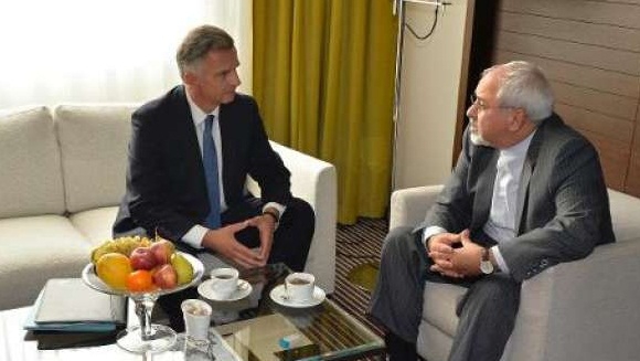 Zarif meets Swiss counterpart in Davos