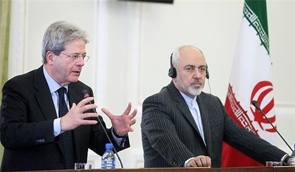 FM: Italy, Iran share broad avenues for increasing cooperation