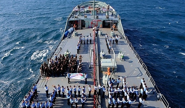 Iranian flotilla of warships leaves Indonesian port for India