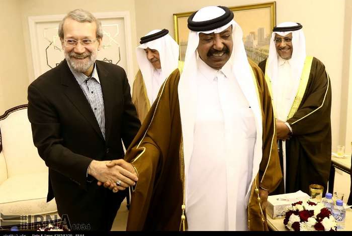 Larijani urges closer parliamentary ties between Iran, Qatar