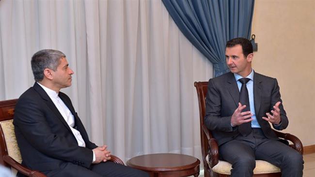 Assad lauds Irans backing for Syrias resistance