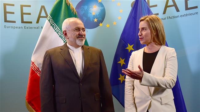 Irans Zarif, EU Mogherini discuss nuclear talks, ties in Brussels