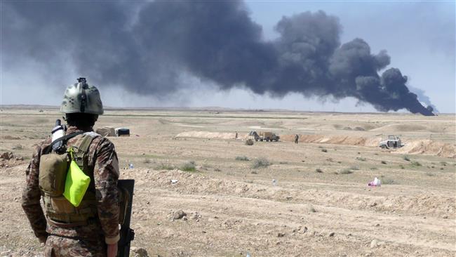 Iraq Air Force targets ISIL positions in Tikrit