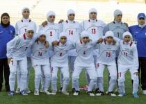 Iran female football players depart for Taiwan